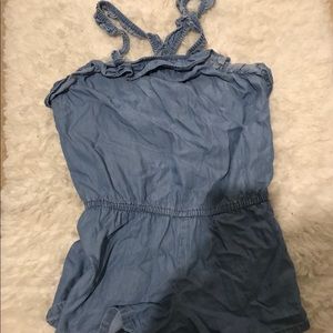 Denim Romper